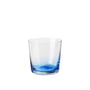 Broste Copenhagen - Hue Drinkglas 15 cl, helder / blauw