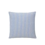 Broste Copenhagen - Evi Kussensloop, 50 x 50 cm, intens blauw / wit / wit