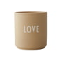 Design Letters - AJ Favourite Porseleinen mok, Love / beige