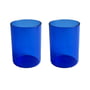 Design Letters - The Mute Favourite Drinkglas, blauw (set van 2)