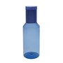 Design Letters - Tube Glazen karaf, 1 l, blauw / milky blauw