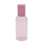 Design Letters - Tube Glazen karaf, 1 l, pink / milky pink