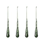 Broste Copenhagen - Christmas Tear Decoratieve hanger, donkergroen (set van 4)