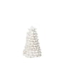 Broste Copenhagen - Pulp Decoratieve kerstboom, H 16 cm, wit