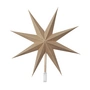 Broste Copenhagen - Top Star Kerstboomtop, Ø 30 cm, natuurbruin