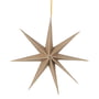 Broste Copenhagen - Christmas Star Decoratieve hanger, Ø 50 cm, natuurlijk bruin