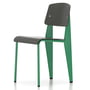 Vitra - Prouvé Standard SP Chair , Blé Vert / Basalt, viltglijders (harde vloer)