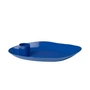 Broste Copenhagen Mie - Kaarsenplateau, 15 x 11 x 3 cm, intens blauw