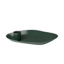 Broste Copenhagen Mie - Kaarsenplateau, 15 x 11 x 3 cm, bosgroen