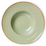 HKliving - Chef Ceramics Pastabord, Ø 28 cm, moss green