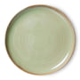 HKliving - Chef Ceramics Bord, Ø 26 cm, moss green