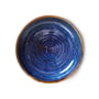 HKliving - Chef Ceramics diep bord, Ø 21,5 cm, rustic blue