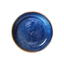HKliving - Chef Ceramics diep bord, Ø 19,3 cm, rustic blue