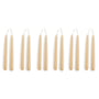 Hay - Mini Koloniale kaarsen, h 14 cm, beige (set van 12)