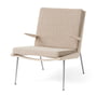 & Tradition - Boomerang HM2 Loungechair, frame eiken gezeept / poten roestvrij staal, beige (Karakorum 003)