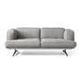 & Tradition - Inland Sofa AV22, 2-zits, frame zwart/grijs (Hallingdal 130)