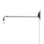Vitra - Petite Potence Wandlamp, diep zwart