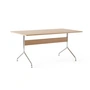& Tradition - Pavilion Dining Eettafel AV18, 160 x 90 cm, eiken blank gelakt / frame chroom