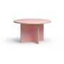 HKliving - Eettafel, Ø 130 cm, roze