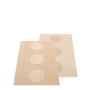 Pappelina - Vera Omkeerbaar vloerkleed 2. 0, 70 x 120 cm, beige / beige metallic