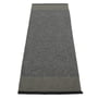 Pappelina - Edit Tapijt, 70 x 200 cm, black / charcoal / granit metallic