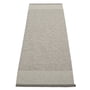 Pappelina - Edit tapijt, 70 x 200 cm, charcoal / warm grey / stone metallic