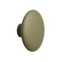 Muuto - Wandhaak "The Dots" single medium, bruin-groen