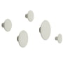 Muuto - Wandhaak " The Dots " set van 5, gebroken wit