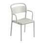 Muuto - Linear Steel Armchair Outdoor, grijs