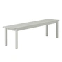 Muuto - Linear Steel Bank Outdoor, 170 cm, grijs