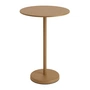 Muuto - Linear Steel Bistrotafel Buiten, Ø 70 x H 105 cm, burnt orange