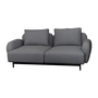 Cane-line - Aura Sofa 10, 2-zits, donkergrijs, (Cane-line Ambience)