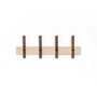 We Do Wood - Roon & Rahn Reces Wandkapstok, 48 cm, naturel / gerookte eik