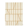 Kvadrat - Kelim Untitled_AB13 Tapijt, 180 x 240 cm, beige/geel (0001 Sun light)