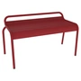 Fermob - Luxembourg Tuinbank zonder rugleuning 90 cm, chili