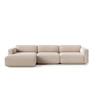 & Tradition - Develius Hoekbank, configuratie E, beige (Karakorum 003)