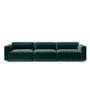 & Tradition - Develius Sofa, configuratie D, donkergroen (Velvet 1 forest)