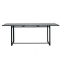 House Doctor Helo Outdoor - Tafel, 90 x 200 cm, zwart