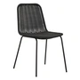 House Doctor Hapur Dining Chair -, zwart / zwart