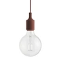Muuto - Socket E27 LED hanglamp, diep rood