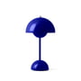 & Tradition - Flowerpot Accutafellamp VP9 met magnetische oplaadkabel, glanzend, kobaltblauw