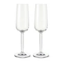Kähler Design - Hammershøi Champagneglas, 240 ml (set van 2), helder