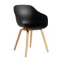 Hay - About a Chair AAC 222, eiken gelakt / zwart 2. 0