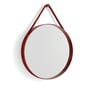 Hay - Strap Mirror Nr. 2, Ø 50 cm, rood