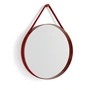 HAY - Strap Mirror Nr. 2, Ø 50 cm, rood