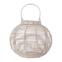 Bloomingville - Malua lantaarn met glas, Ø 30 cm, wit