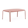 Kartell - Hiray Tuintafel laag, h 38 cm, roest rood