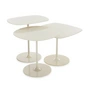 Kartell - Thierry Trio bijzettafel, wit (set van 3)