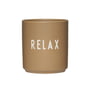 Design Letters - AJ Favourite Porseleinen mok, Relax / kameel