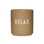 Design Letters AJ Favourite Relax - Porseleinen mok, / kameel